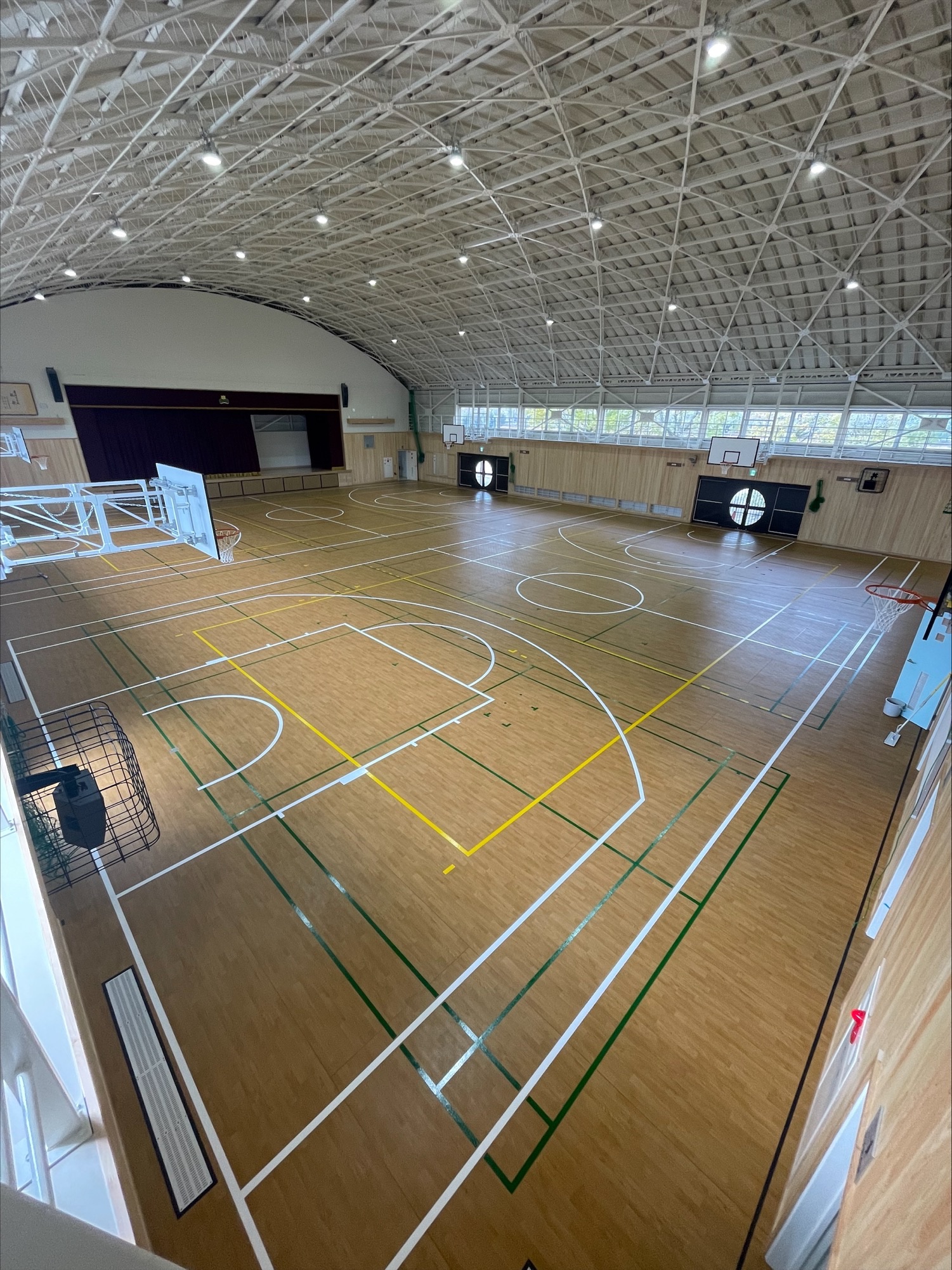 【タラフレックス】大津市立唐崎中学校 体育館