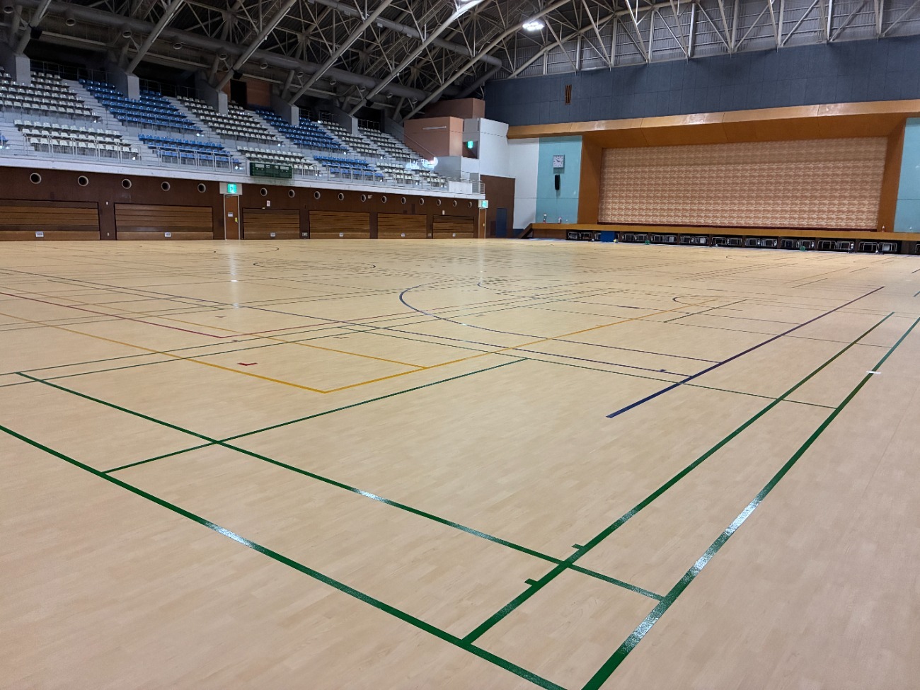 【タラフレックス】鳥取県産業体育館メインアリーナ