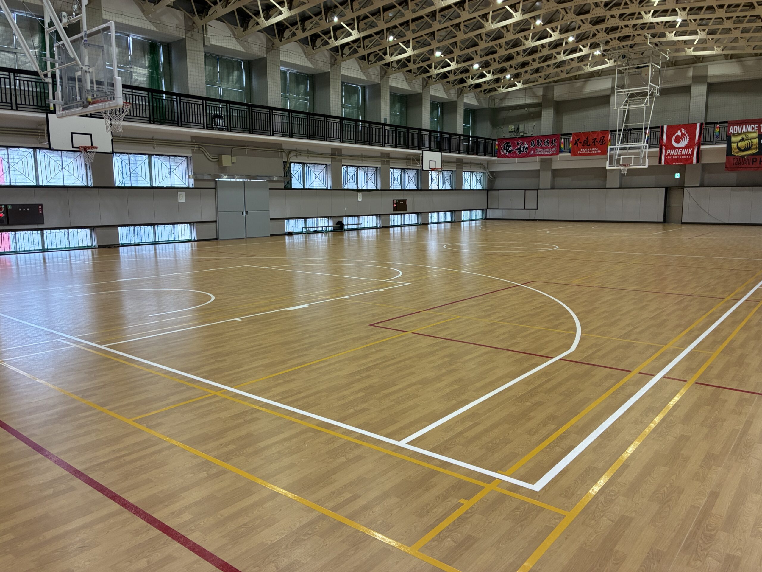 【タラフレックス】鳥取城北高校城翔体育館